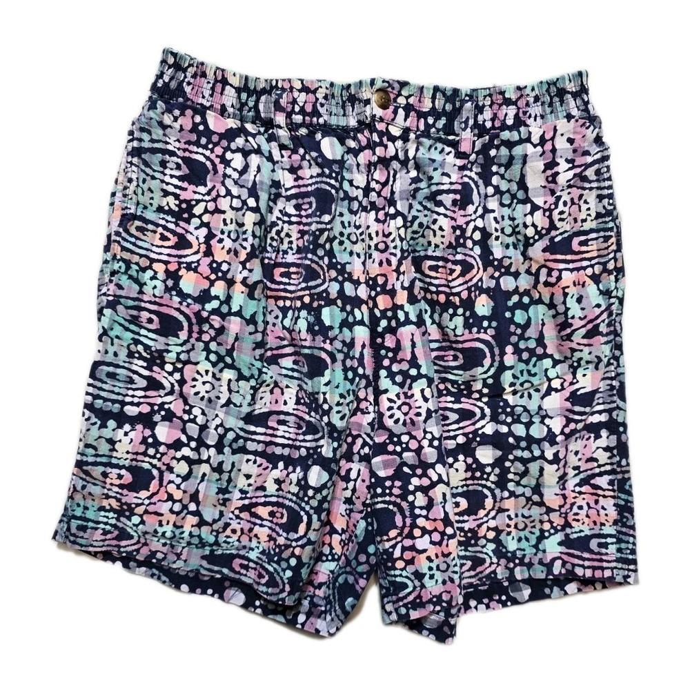 Vintage Men's Shorts Claybrooke Sport 38 Multicolor Pleated